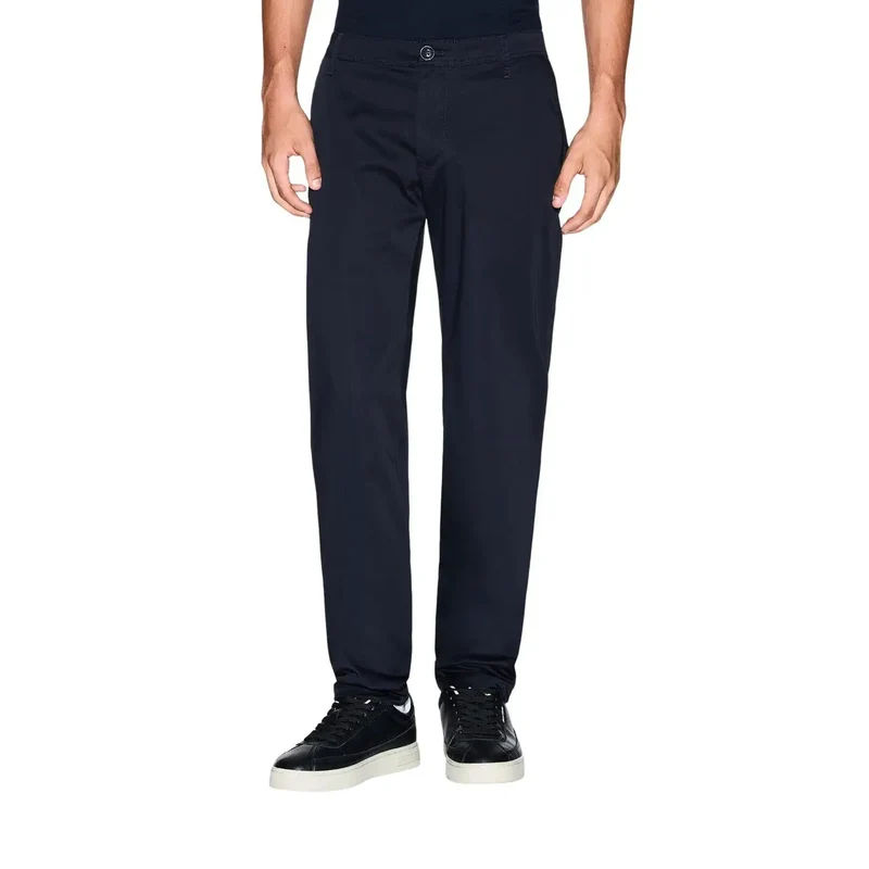 Pantalons pour Hommes Armani Exchange Noir Mélange de Coton XM001162