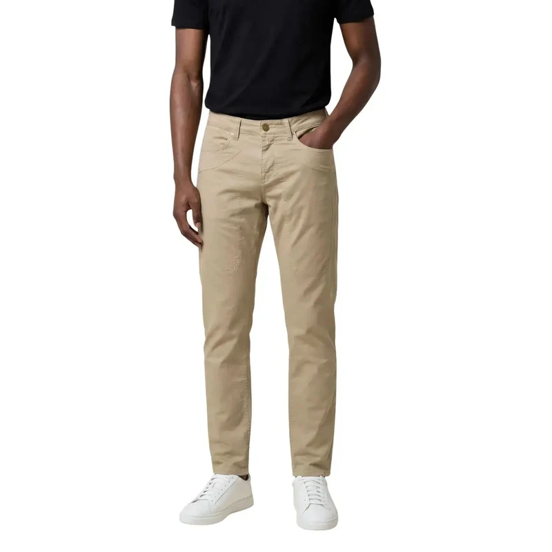 Pantalons d'homme Jeckerson bleu chenille stretch JUPPA077