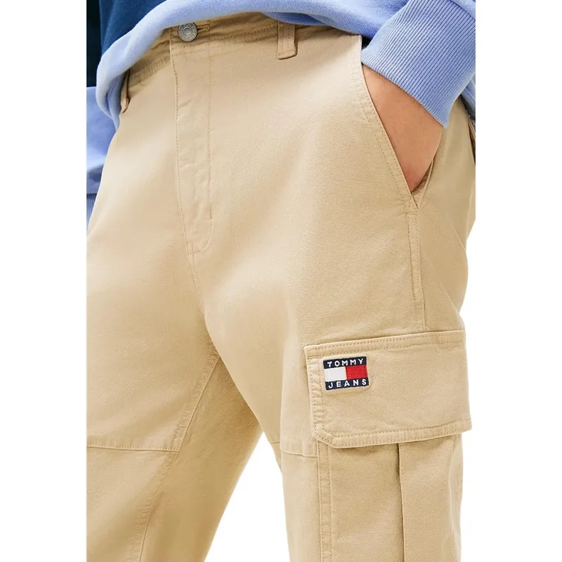 Jeans pour Hommes Tommy Hilfiger Beige Coton Biologique DM0DM22651