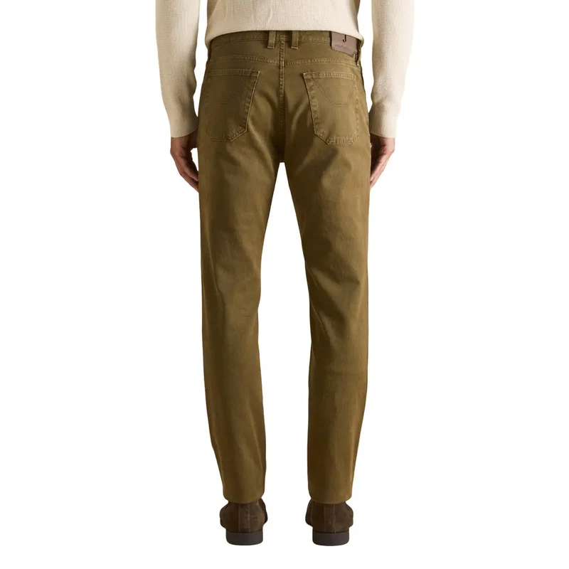 Pantalons pour Hommes Jeckerson Brun Mélange Coton Lyocell Taille U006
