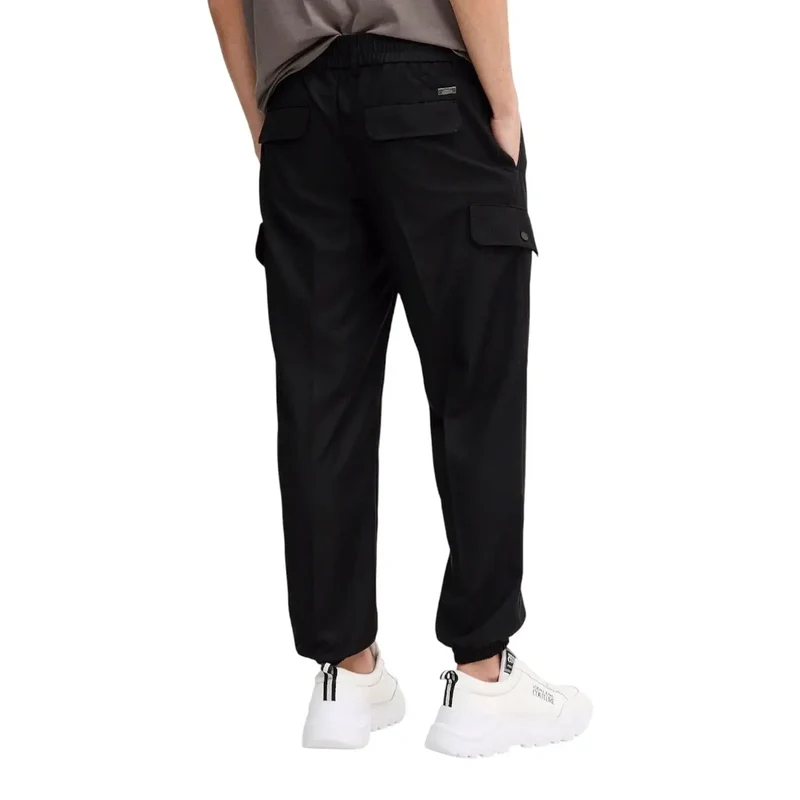 Pantalons pour Hommes Armani Exchange Noir Polyester Viscose
