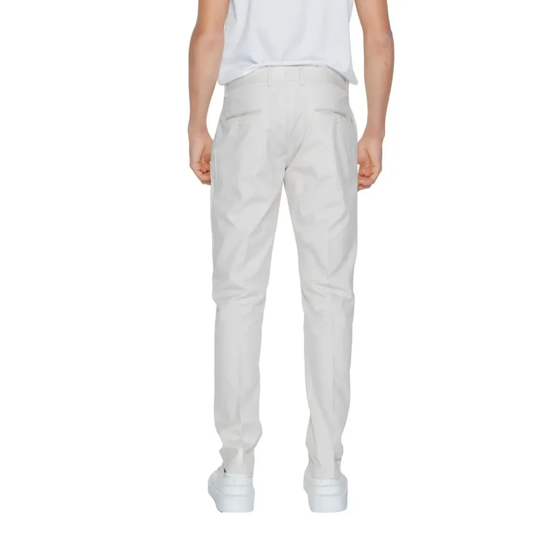 Pantalon pour Homme Antony Morato Blanc Mélange Coton Modal