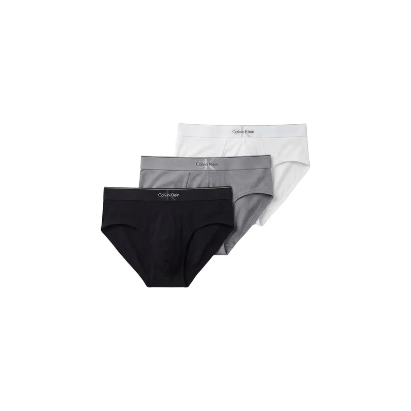 Calvin Klein Slip hanche pour homme noir coton élasthanne lot de 3