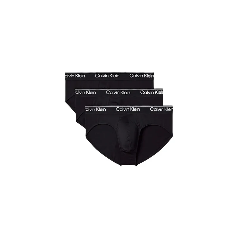 Calvin Klein Slip hanche pour homme noir coton élasthanne lot de 3