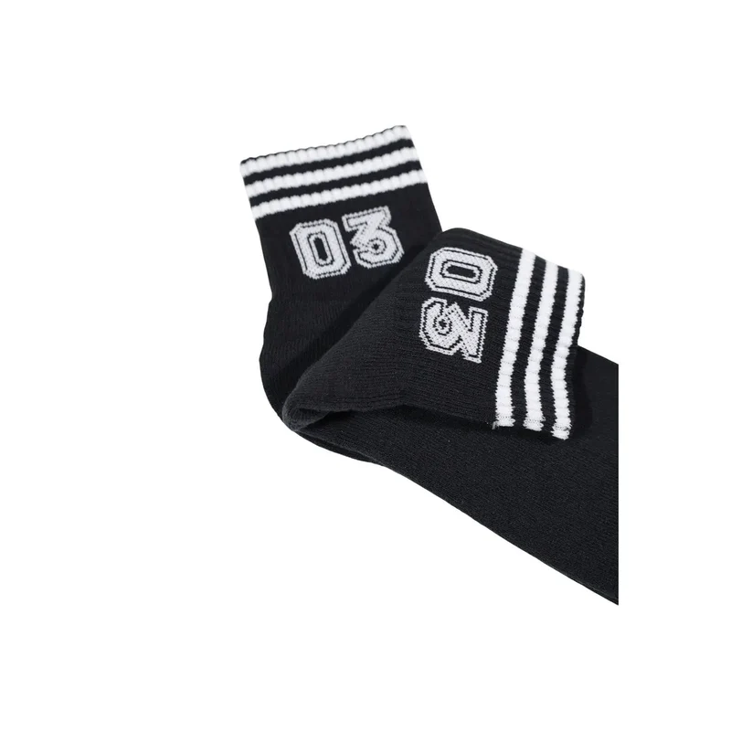 Adidas Originals Sous-vêtements pour Hommes Mélange de Coton Noir Lot de 2