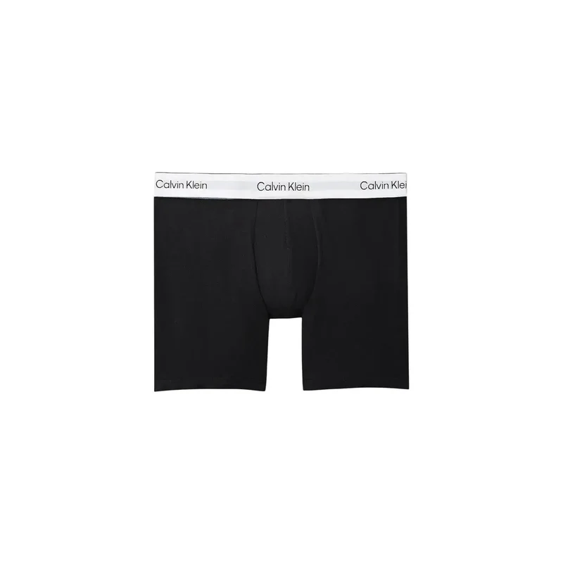 Caleçon Boxer pour Hommes Calvin Klein Noir Coton Élastique Lot de 3