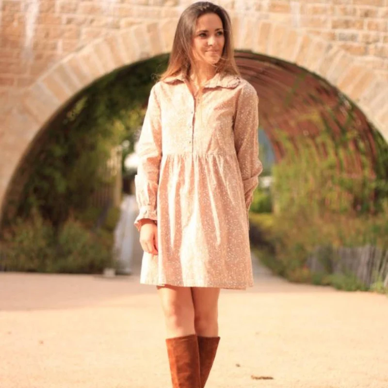 Patron de couture PDF | La Robe Wallis | Cha'Coud | BILINGUE (FR/EN)