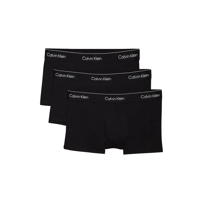 Sous-vêtements pour Hommes Calvin Klein Imprimé Noir Coton Élasthanne Taille S