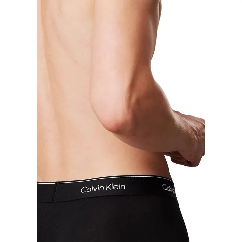 Sous-vêtements pour Hommes Calvin Klein Imprimé Noir Coton Élasthanne Taille S