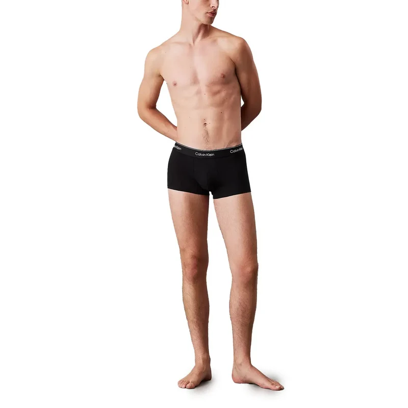 Sous-vêtements pour Hommes Calvin Klein Imprimé Noir Coton Élasthanne Taille S