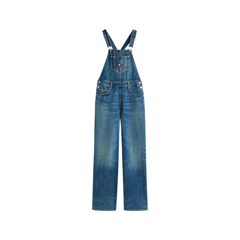 Combinaison en denim bleu clair Tommy Hilfiger pour femmes