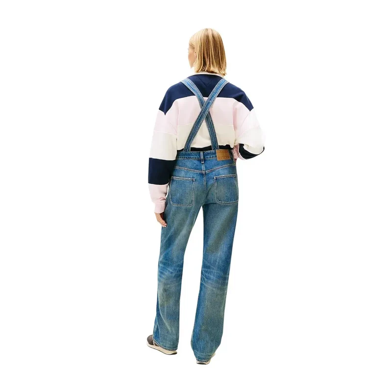 Combinaison en denim bleu clair Tommy Hilfiger pour femmes