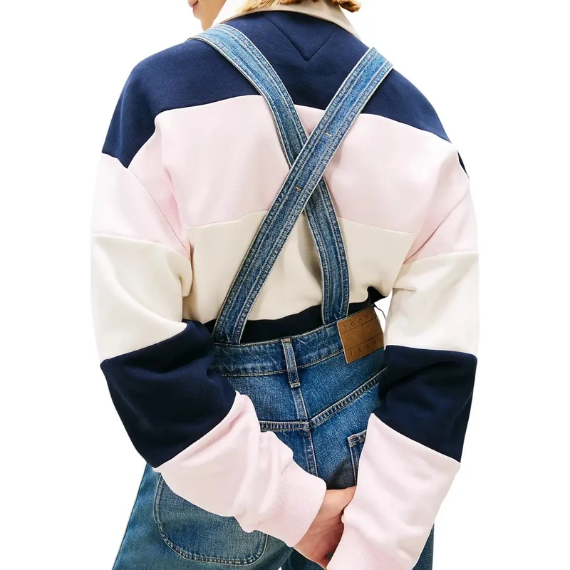 Combinaison en denim bleu clair Tommy Hilfiger pour femmes