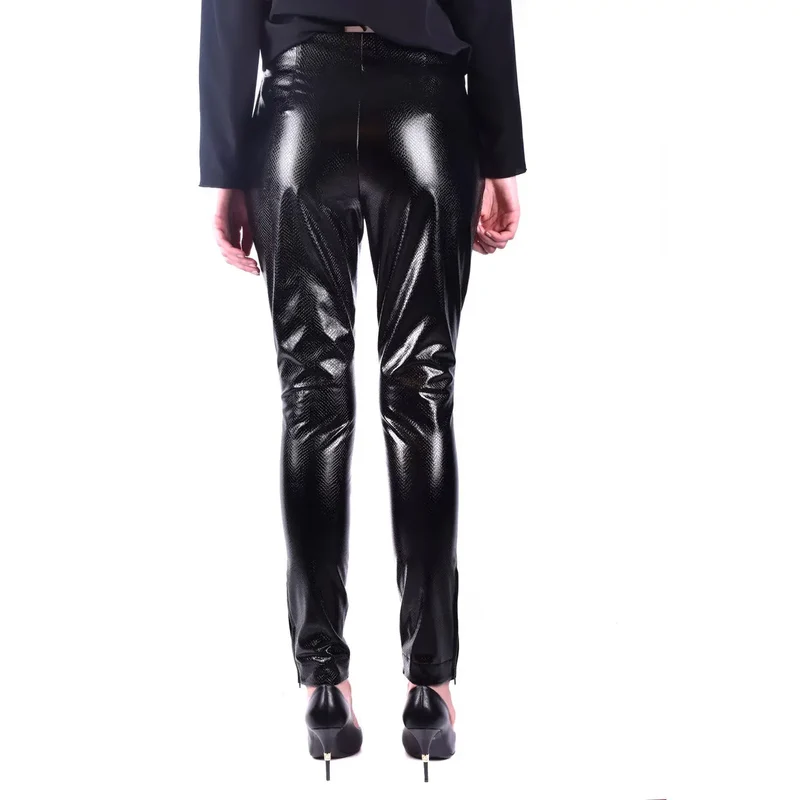 Légings en viscose noire brillante par Twinset Femme