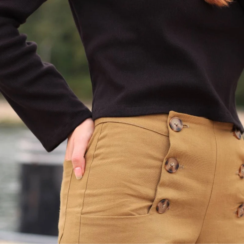 PATRON DE COUTURE PDF | Pantalon Thaïs | Cha’Coud | Bilingue (FR/EN)