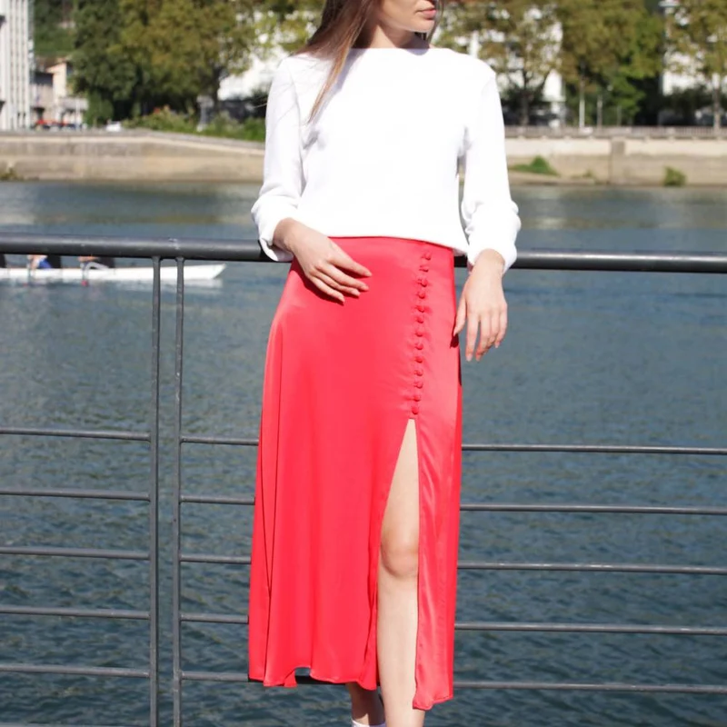 Patron de couture PDF | Jupe Imen | Cha'Coud | Bilingue (FR/EN)