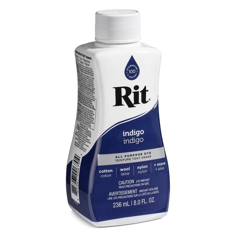 RIT All Purpose | Teinture liquide tout usage | Indigo | 236 ml (8 oz)