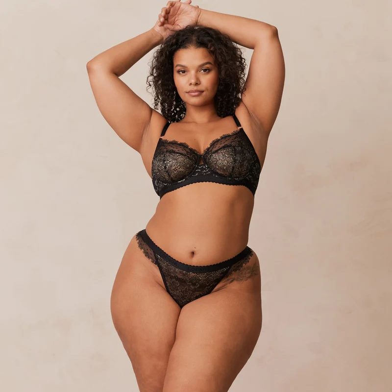 Desire Balcony Soutien-Gorge - Noir