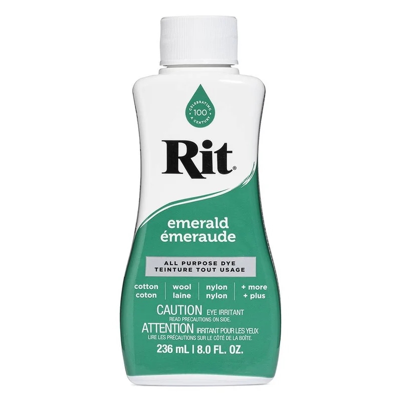 RIT All Purpose | Teinture liquide tout usage | Émeraude | 236 ml (8 oz)
