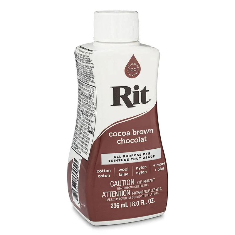 RIT All Purpose | Teinture liquide tout usage | Chocolat | 236 ml (8 oz)