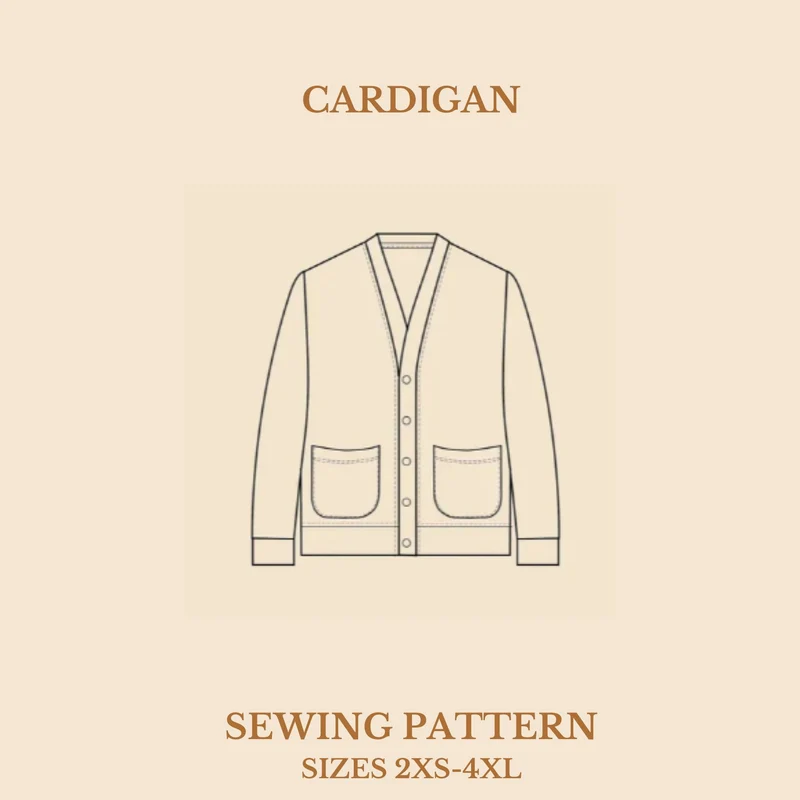 Patron de couture PDF | Cardigan | Wardobe by Me