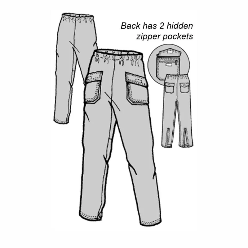 Patron de couture PDF | Pantalon cargo imperméable Fish Lake pour adulte | UNISEXE | The Green Pepper
