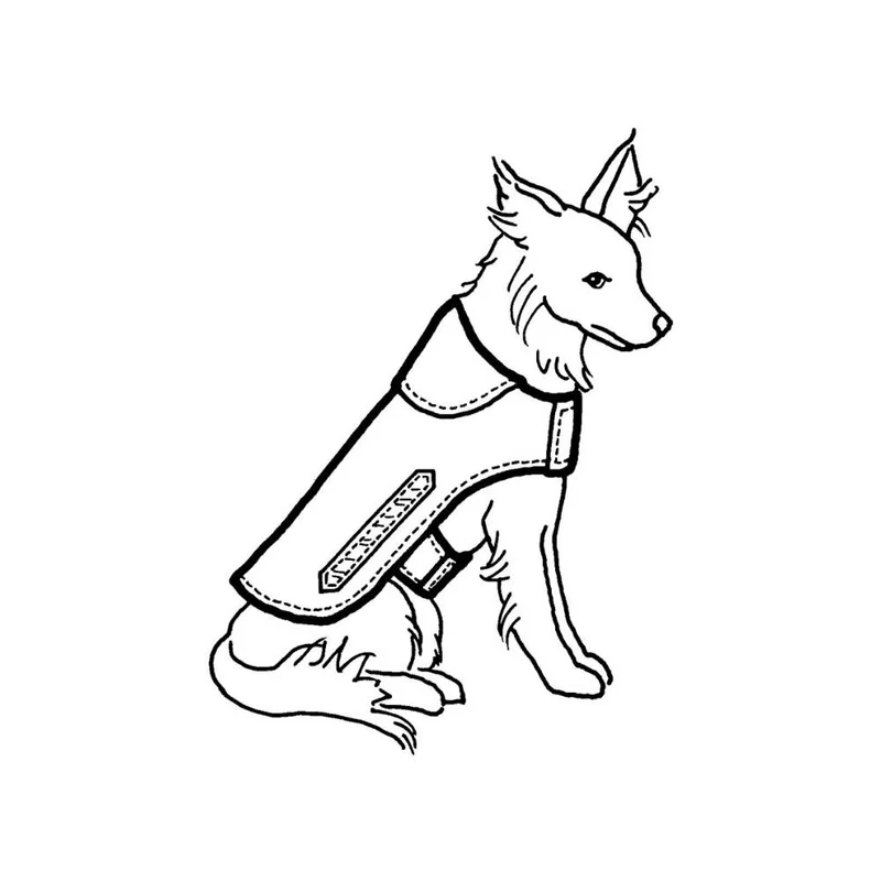 Patron de couture PDF | Manteau Warm & Dry pour chien | The Green Pepper