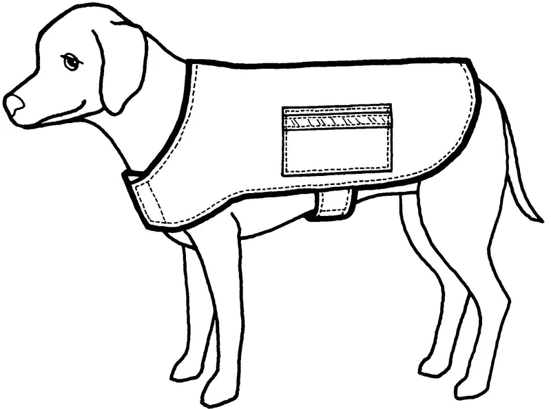Patron de couture PDF | Manteau Warm & Dry pour chien | The Green Pepper