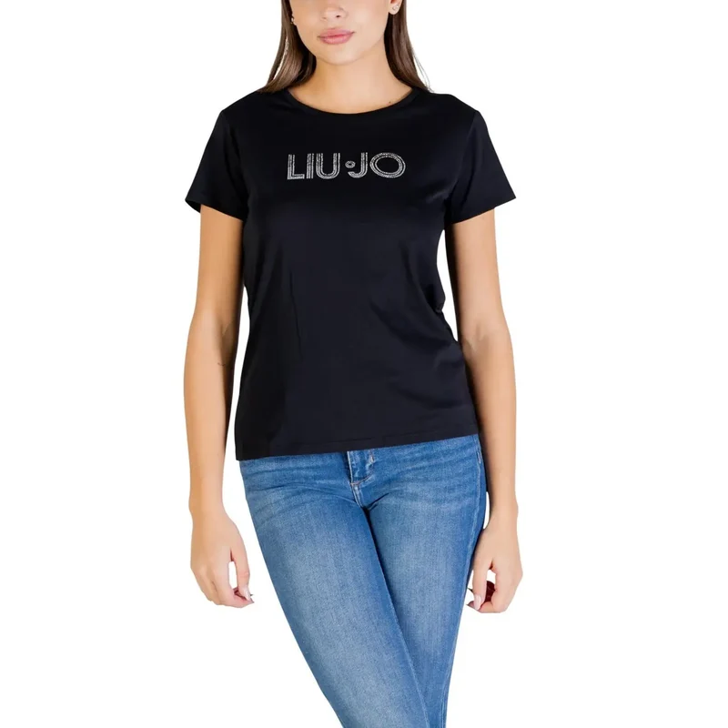 Liu Jo Women - T-shirt à col rond en coton noir