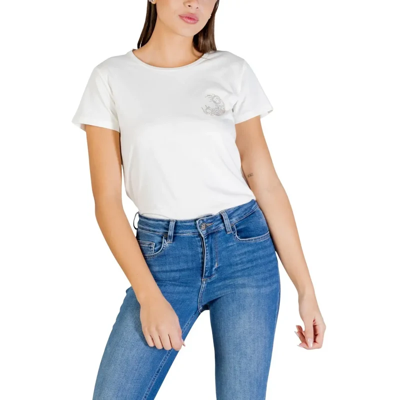 Liu Jo Women - T-shirt à col rond en coton noir