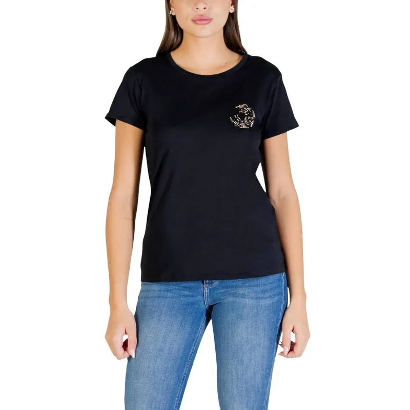 Liu Jo Women - T-shirt à col rond en coton noir