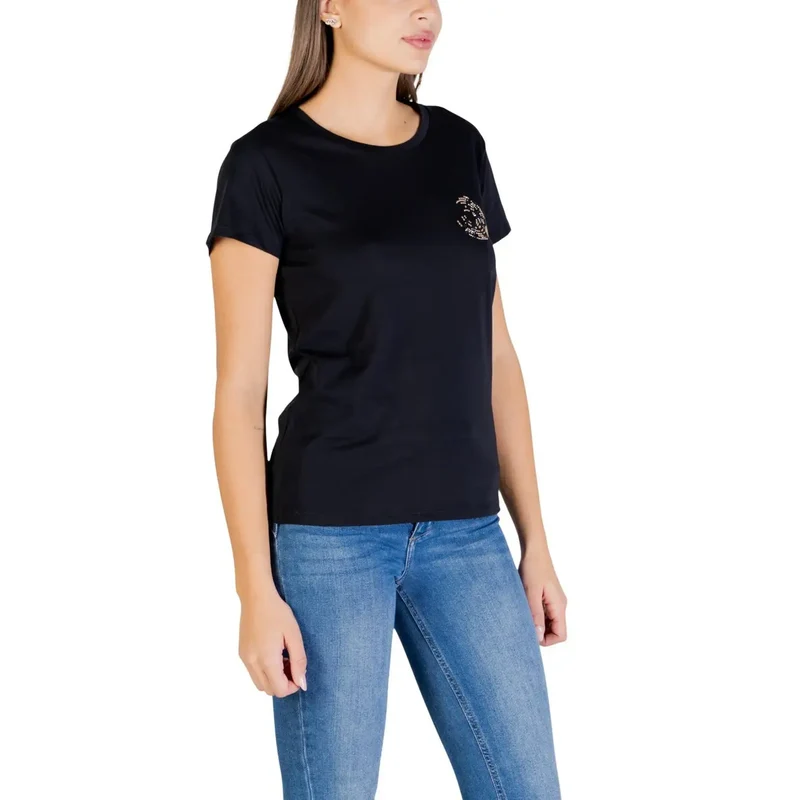 Liu Jo Women - T-shirt à col rond en coton noir