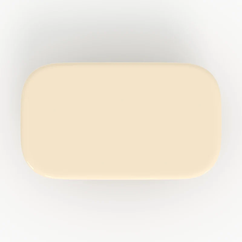 Table basse Lolly rectangulaire laquée blanche en MDF
