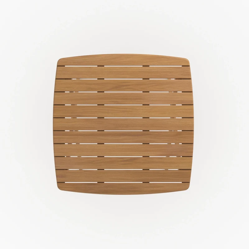 Table et chaises de jardin Siquijor en bois d'acacia huilé 2 personnes