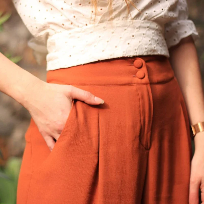 Patron de couture PDF | Pantalon Nuria | Cha’Coud | FRANÇAIS SEULEMENT