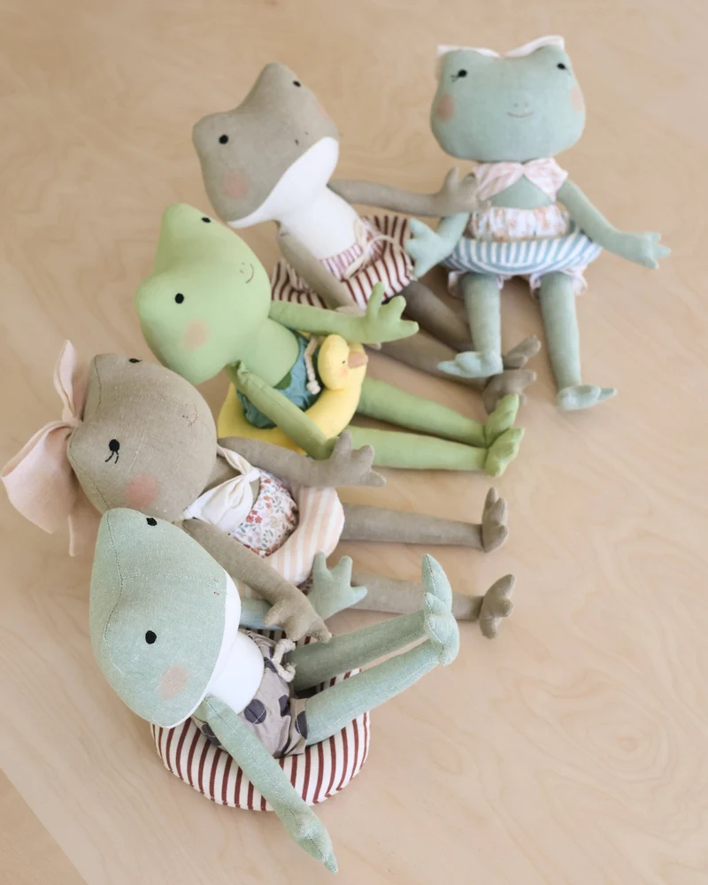 Patron de couture PDF | Peluche Grenouille | Mes Petites Lunes