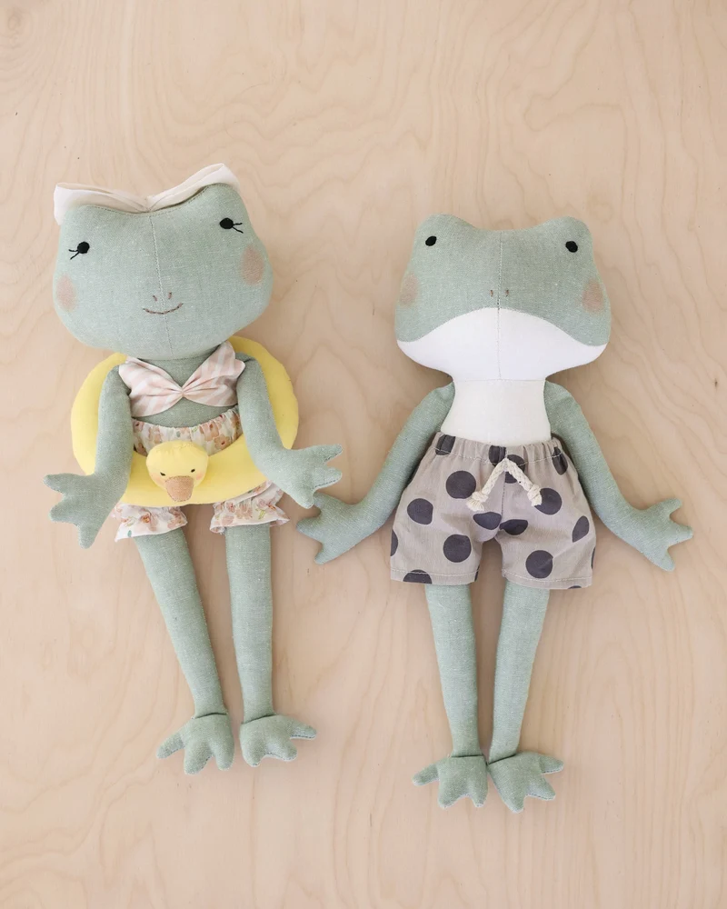 Patron de couture PDF | Peluche Grenouille | Mes Petites Lunes
