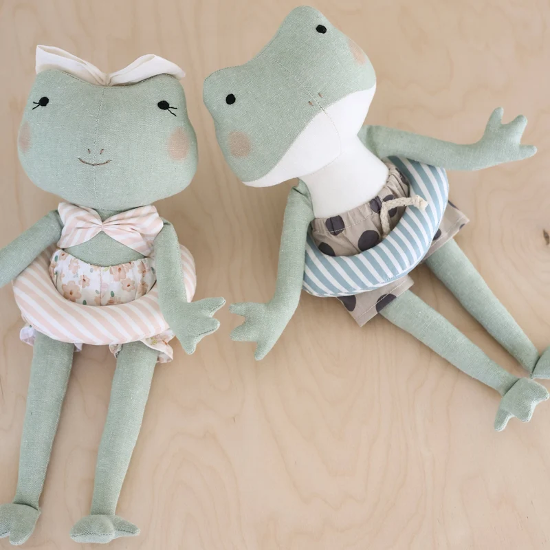 Patron de couture PDF | Peluche Grenouille | Mes Petites Lunes