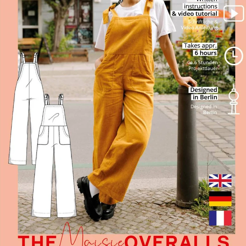 Patron de couture PDF | Salopette MAISIE | Juliana Martejevs