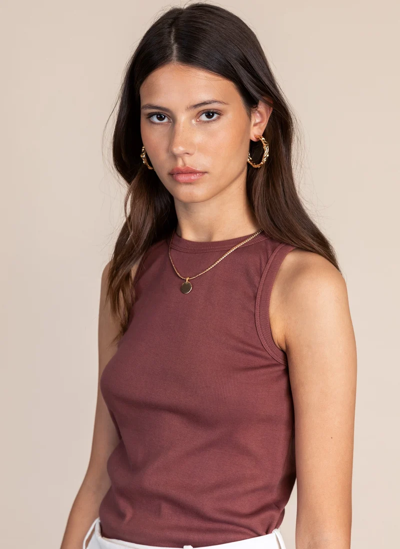 DEBARDEUR DANAE brownie