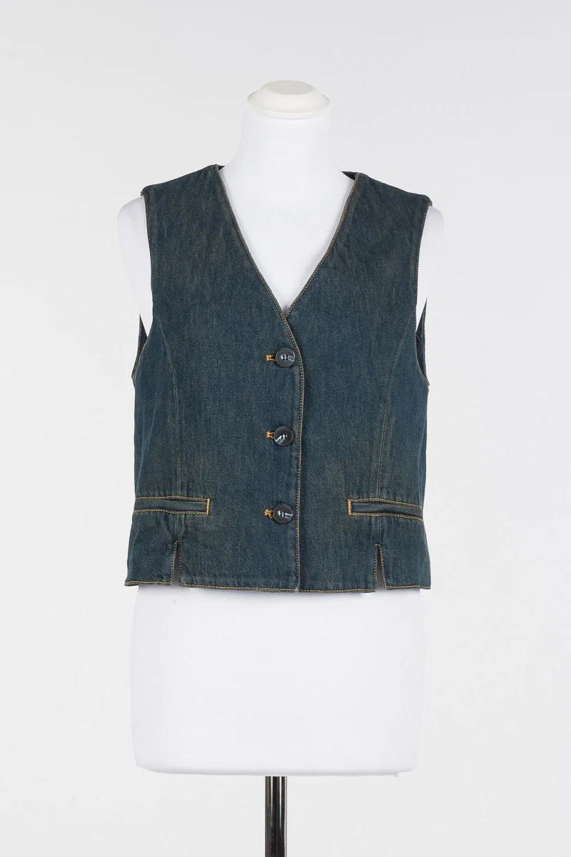Gilet tissé