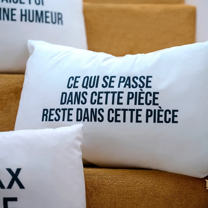Coussin Velours Piece