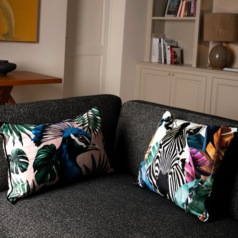 Coussin velours Samarra