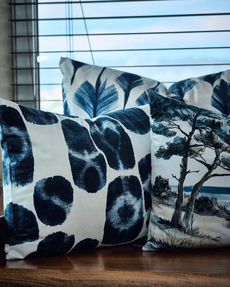 Coussin velours Thirassia