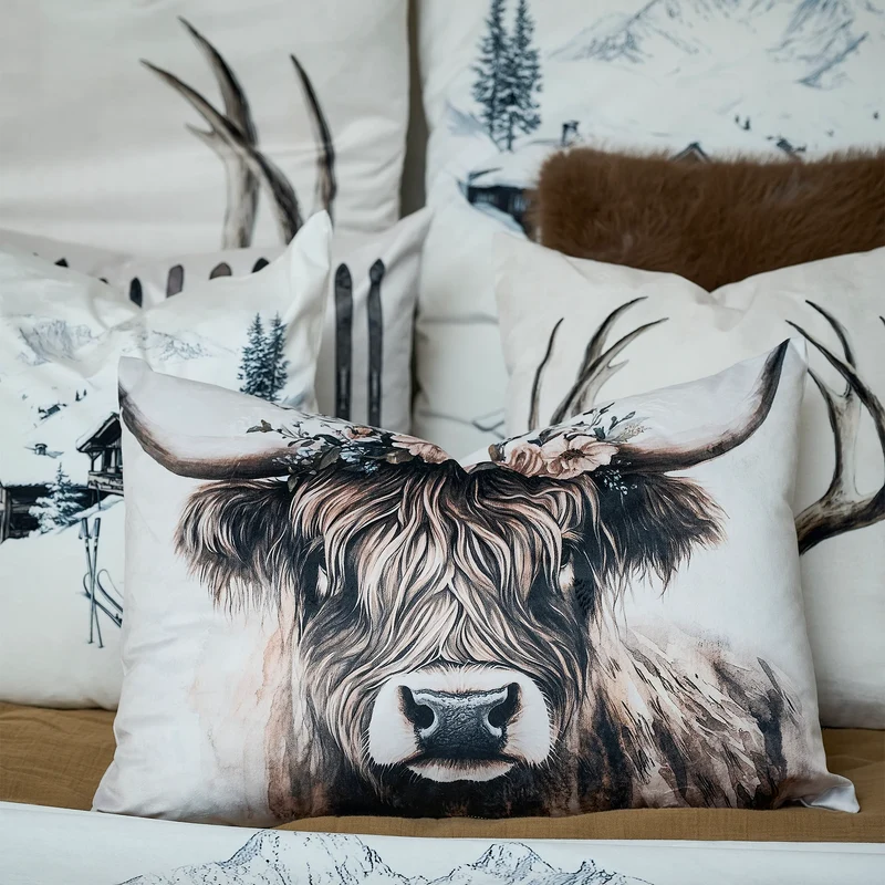 Coussin Velours Vache Kanderstag
