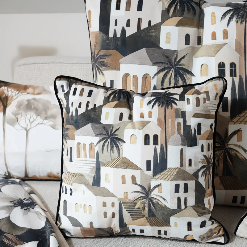 Coussin velours Valbona