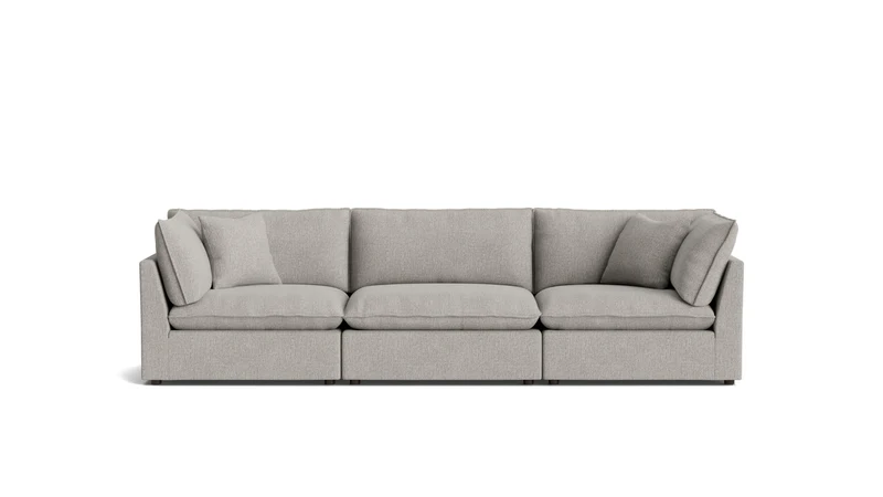 Chill Time 3-Piece Modular Sofa, Heather