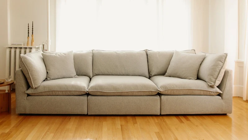 Chill Time 3-Piece Modular Sofa, Heather