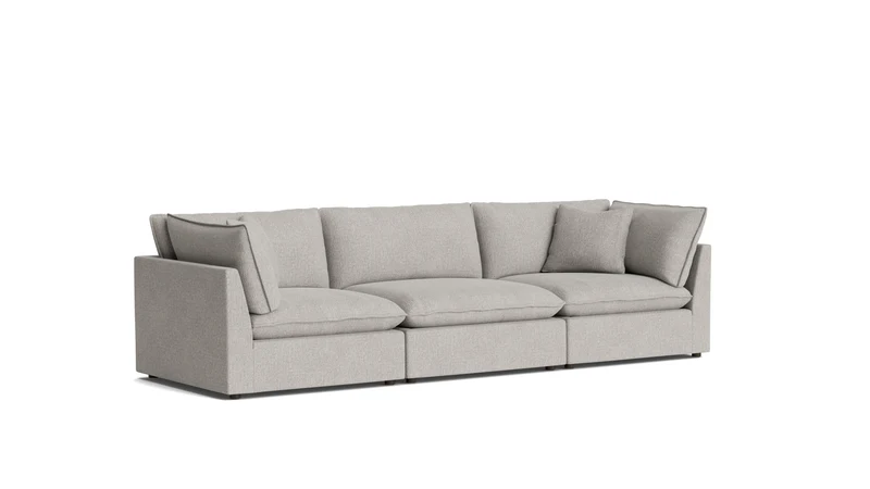 Chill Time 3-Piece Modular Sofa, Heather