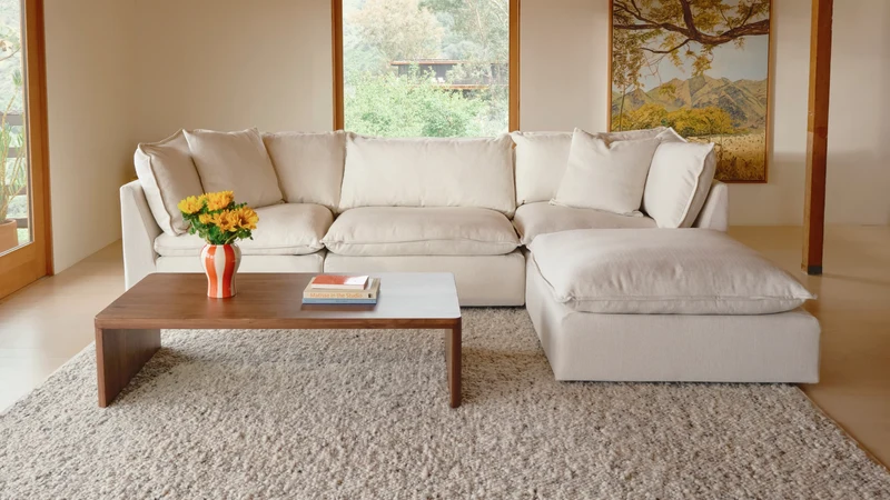 Chill Time 4-Piece Modular Sectional, Birch